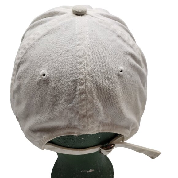 AC DC Hat White Red Logo Embroidered Adjustable Strap KC Caps Cotton - Picture 3 of 13